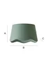 ValueLights Mabel Small Scalloped Sage Green Easy Fit Lampshade - One Size Image 6