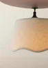 ValueLights Mabel 3 Drop Bar Ceiling Light with Scalloped Lampshades - One Size Image 4