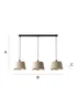 ValueLights Mabel 3 Drop Bar Ceiling Light with Scalloped Lampshades - One Size Image 6