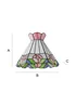 ValueLights Evelyn Tiffany Rose Glass Easy Fit Lampshade - One Size Image 6