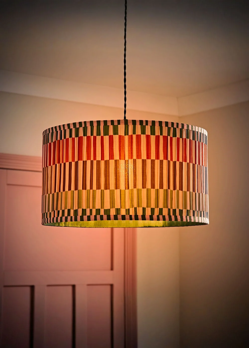 ValueLights Rae Large Multicoloured Easy Fit Lampshade - One Size Image 2