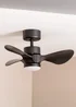 ValueLights 24 Inch Black Ceiling Fan with Remote Control Integrated LED - One Size Image 4
