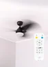 ValueLights 36 Inch Black Ceiling Fan with Remote Control Integrated LED - One Size Image 4
