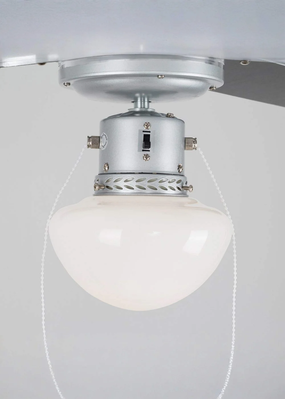 ValueLights 42 Inch Ceiling Fan Light with Reversible Silver Blades - One Size Image 3