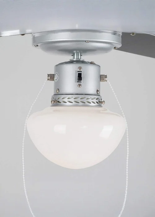 ValueLights 42 Inch Ceiling Fan Light with Reversible Silver Blades - One Size Image 3