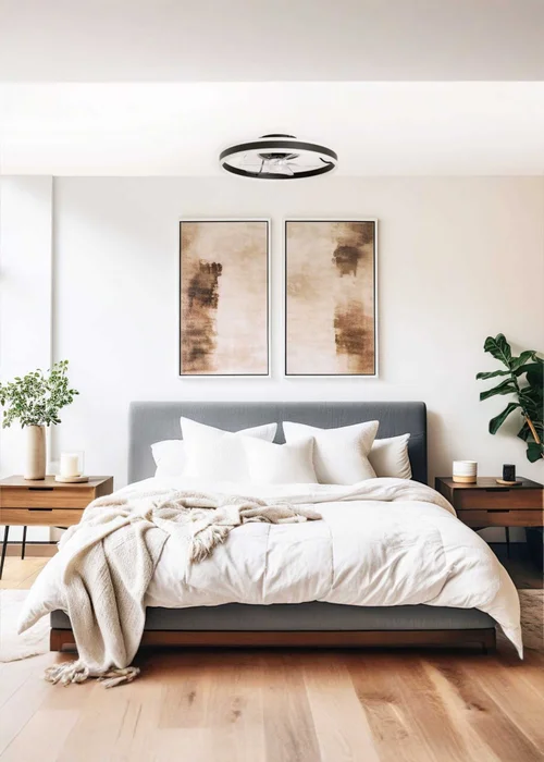 ValueLights Ceiling Fan Light with Remote Control Integrated LED - One Size Image 3