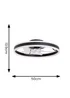ValueLights Ceiling Fan Light with Remote Control Integrated LED - One Size Image 6