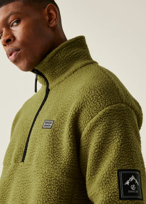 Dare2B Soft Green Twin Tip 1/2 Fleece - 3XL Image 4