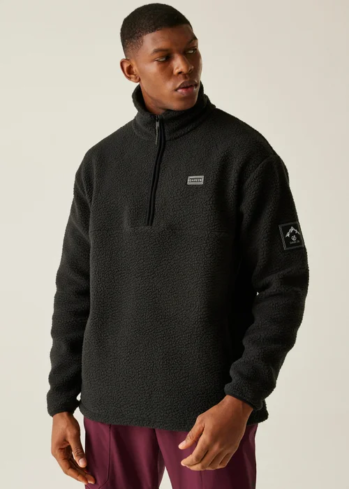 Dare2B Black Twin Tip 1/2 Fleece - 2XL Image 1