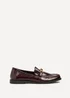 Linzi Affluent Burgundy Faux Leather Slip On Loafer - Size 5 Image 1