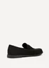 Linzi Precise Black Faux Suede Classic Loafer - Size 7 Image 5