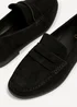 Linzi Precise Black Faux Suede Classic Loafer - Size 7 Image 4