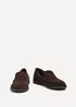 Linzi Precise Brown Faux Suede Classic Loafer - Size 5 Image 3