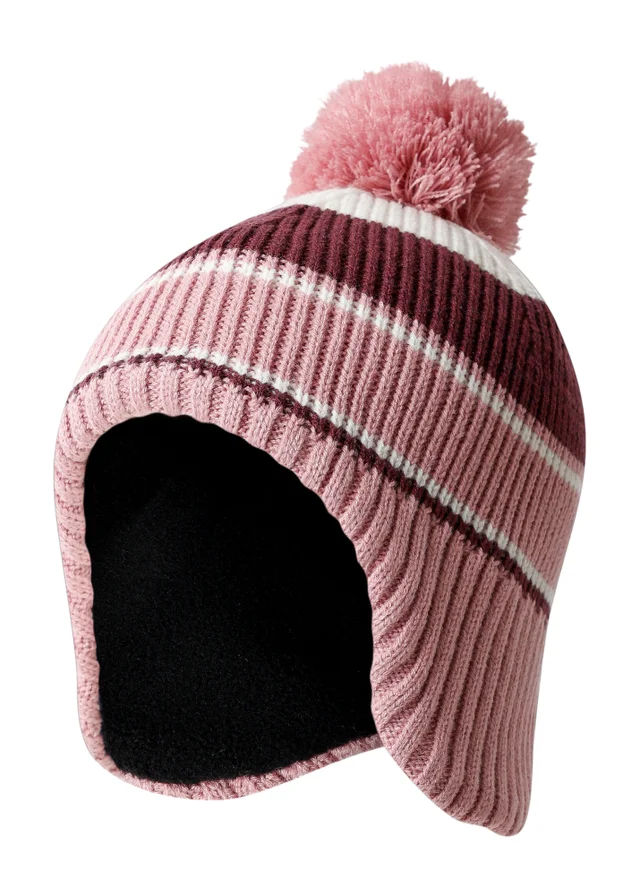 Dare2B Aubergine Kids' Ellmau Ear Cover Beanie (Age 7-13 years)