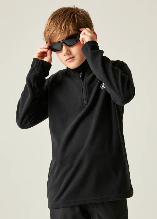 Dare2B Black Kids' Freehand Fleece (Age 3-16 Years) - Age 15-16 Years Image 1