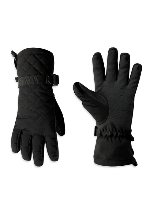 Dare 2b Black Summit Waterproof Gloves - Small Image 1