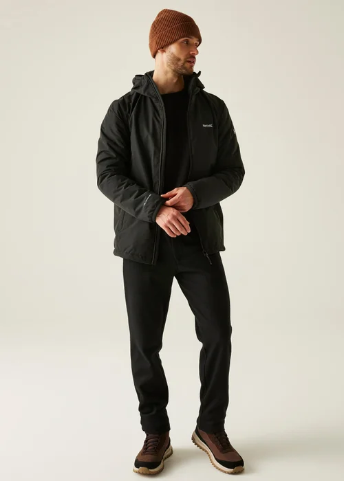 Regatta Black Caspen Waterproof Insulated Jacket - 2XL Image 3