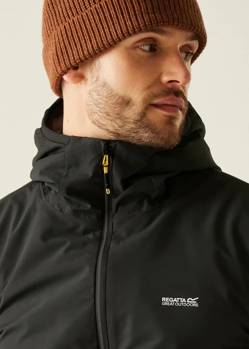 Regatta Black Caspen Waterproof Insulated Jacket - 2XL Image 4