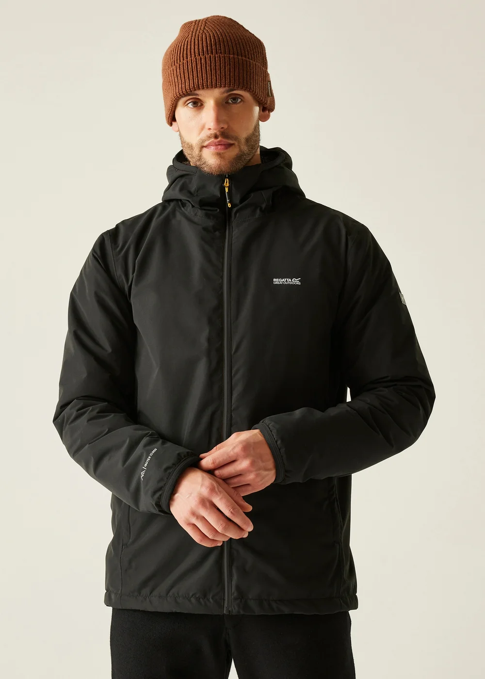 Regatta Black Caspen Waterproof Insulated Jacket - 2XL Image 1