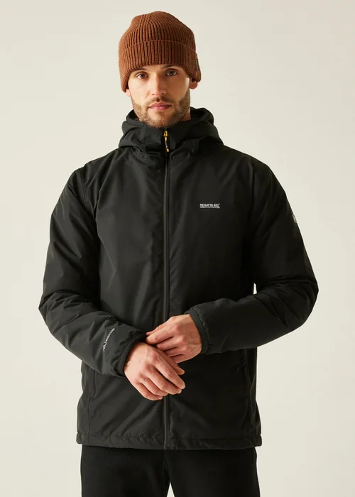 Regatta Black Caspen Waterproof Insulated Jacket - 2XL Image 1