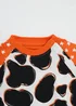Lucy & Sam Offwhite Cow Playsuit ( 0 to 24 Months) - 6-9 months Image 3
