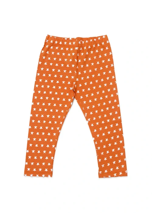 Lucy & Sam Orange Cow 2 Pack Leggings (6 Months to 6 Years) - Age 2-3 Years Image 4