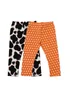 Lucy & Sam Orange Cow 2 Pack Leggings (6 Months to 6 Years) - Age 2-3 Years Image 3