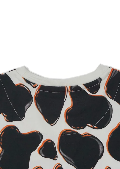 Lucy & Sam Black Cow Crew Sweat (9 Months to 6 Years) - 12 - 18 months Image 3