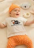 Lucy & Sam Cream Mooing Around Short Sleeve Tee (6 Months to 6 Years) - 6-9 months Image 1