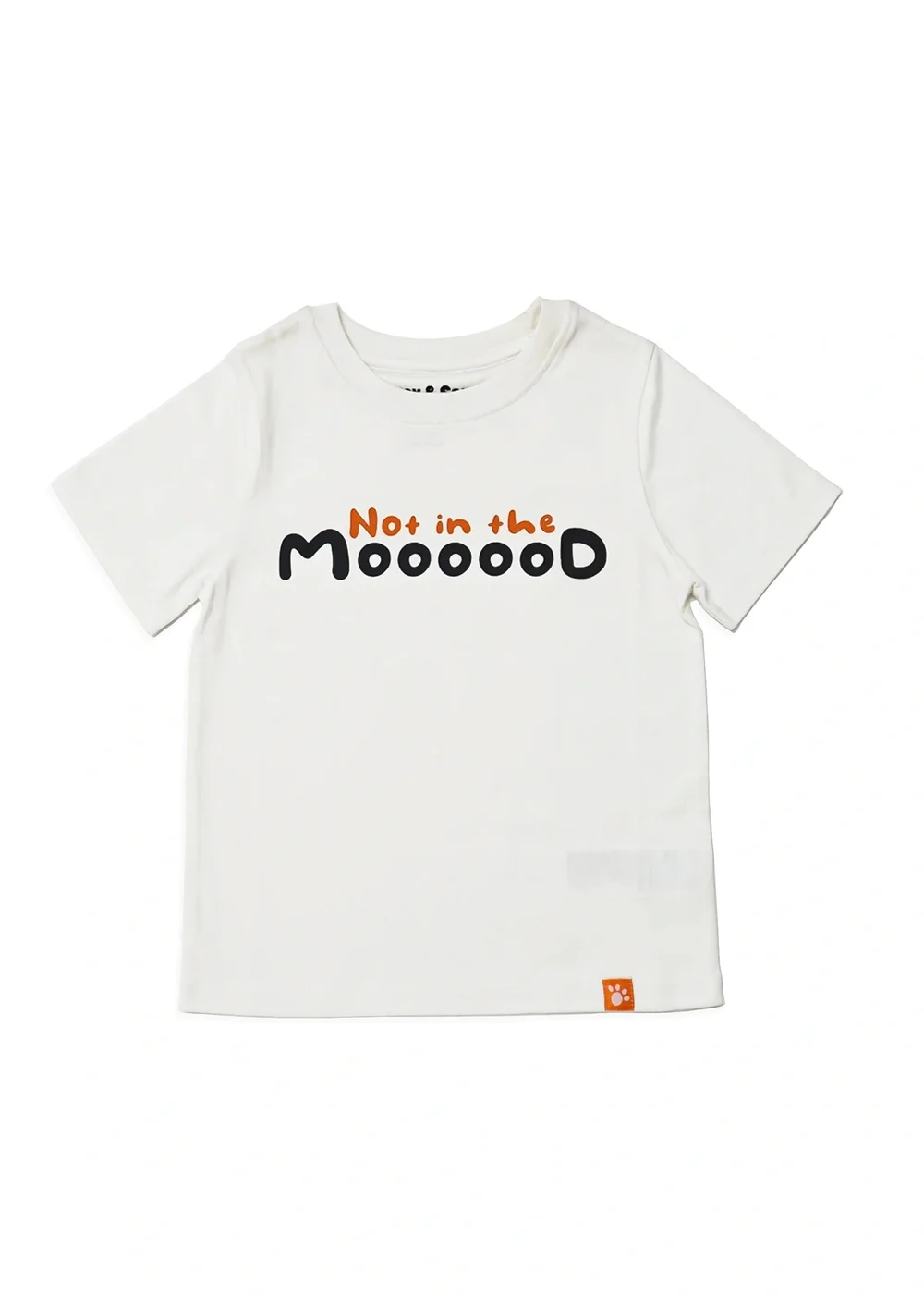Lucy & Sam Cream Not In The Mood Short Sleeve Tee (6 Months to 6 Years) - Age 4-5 Years Image 2