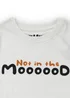 Lucy & Sam Cream Not In The Mood Short Sleeve Tee (6 Months to 6 Years) - Age 4-5 Years Image 3