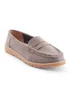 Cotton Traders Taupe Suede Loafers - Size 6 Image 1
