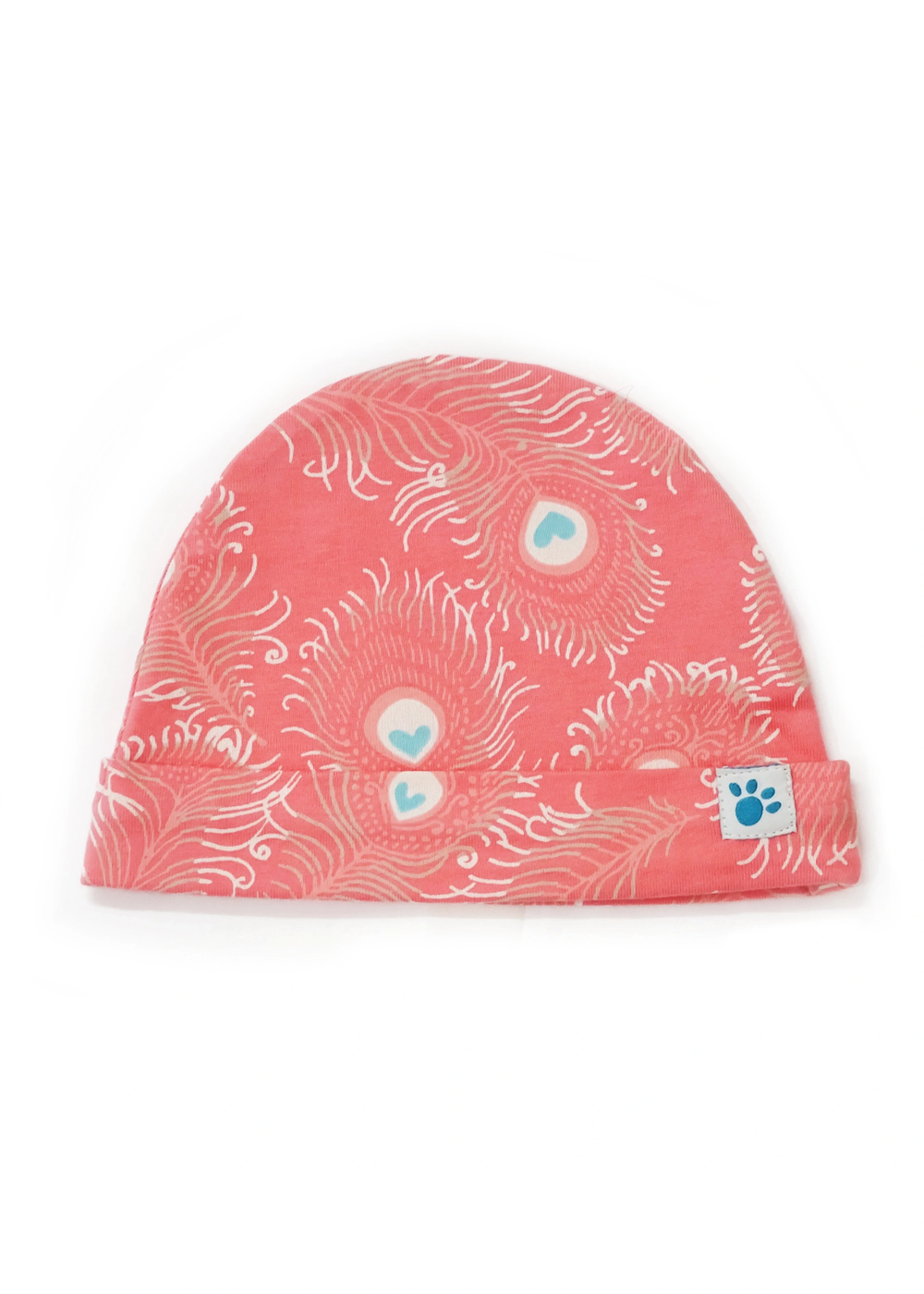 Lucy & Sam Pink Peacock Cosy Hat (0 to 18 Months) - 12 - 18 months Image 2