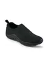 Cotton Traders Black Casual Suede Slip On Shoes - Size 7 Image 1