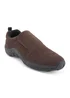 Cotton Traders Dark Chestnut Casual Suede Slip On Shoes - Size 8 Image 1