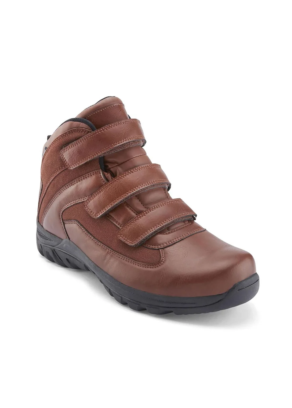 Cotton Traders Brown Waterproof Adjustable Walking Boots - Size 11 Image 1