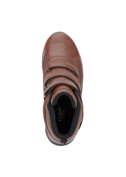 Cotton Traders Brown Waterproof Adjustable Walking Boots - Size 11 Image 2