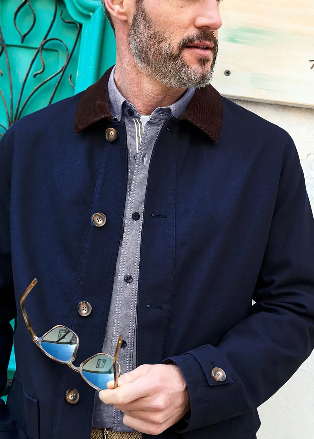 Cotton Traders Twilight Ink Classic Canvas Field Jacket - 2XL Image 2