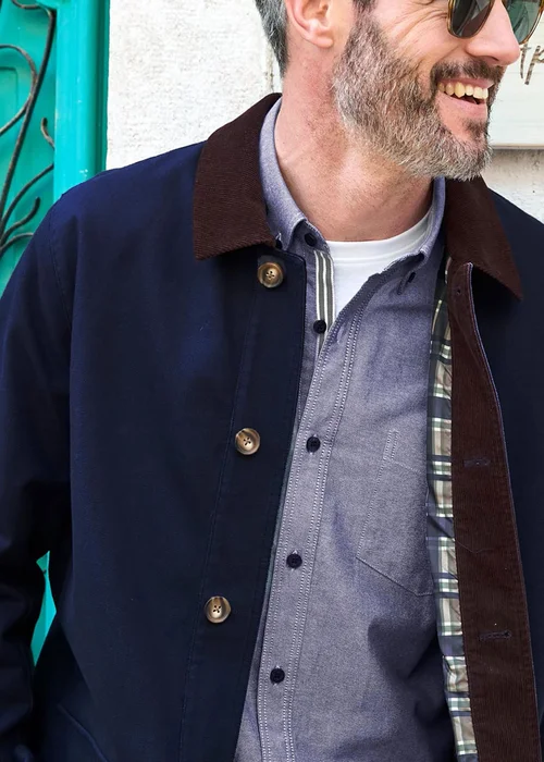 Cotton Traders Twilight Ink Classic Canvas Field Jacket - 2XL Image 4