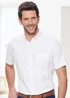 Cotton Traders White Iconic Short Sleeve Plain Oxford Shirt - 3XL Image 1