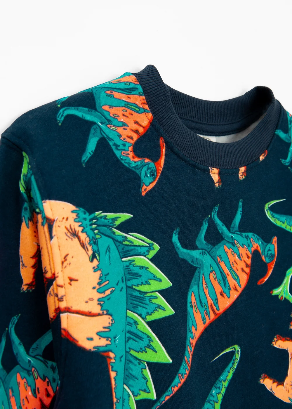 Cool Club Navy Dinosaur Printed Long Sleeve Sweatshirt (2-7 yrs) - 4 Yrs Image 2