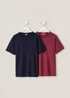 Cotton Traders Sienna 2 Pack Cotton Blend Lounge Tops - Extra Large Image 1