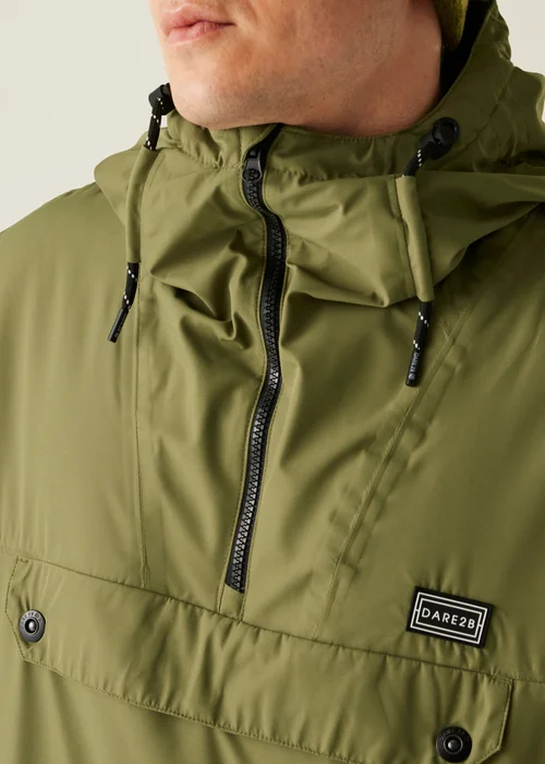 Dare2B Soft Green Freeride Overhead Waterproof Insulated Jacket - L Image 4
