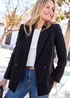Cotton Traders Black Double Breasted Blazer - 10 Image 3