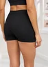 Cotton Traders Black 2 Pack Seam Free Ribbed Shorts - 14-16 Image 4