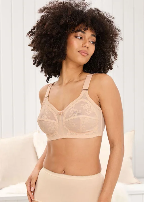 Cotton Traders Multi 2 Pack Dolly Full Cup Non-Wired Bras - 34DD Image 4