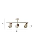 ValueLights Parker Cream & Walnut 3 Way Ceiling Light - One Size Image 6