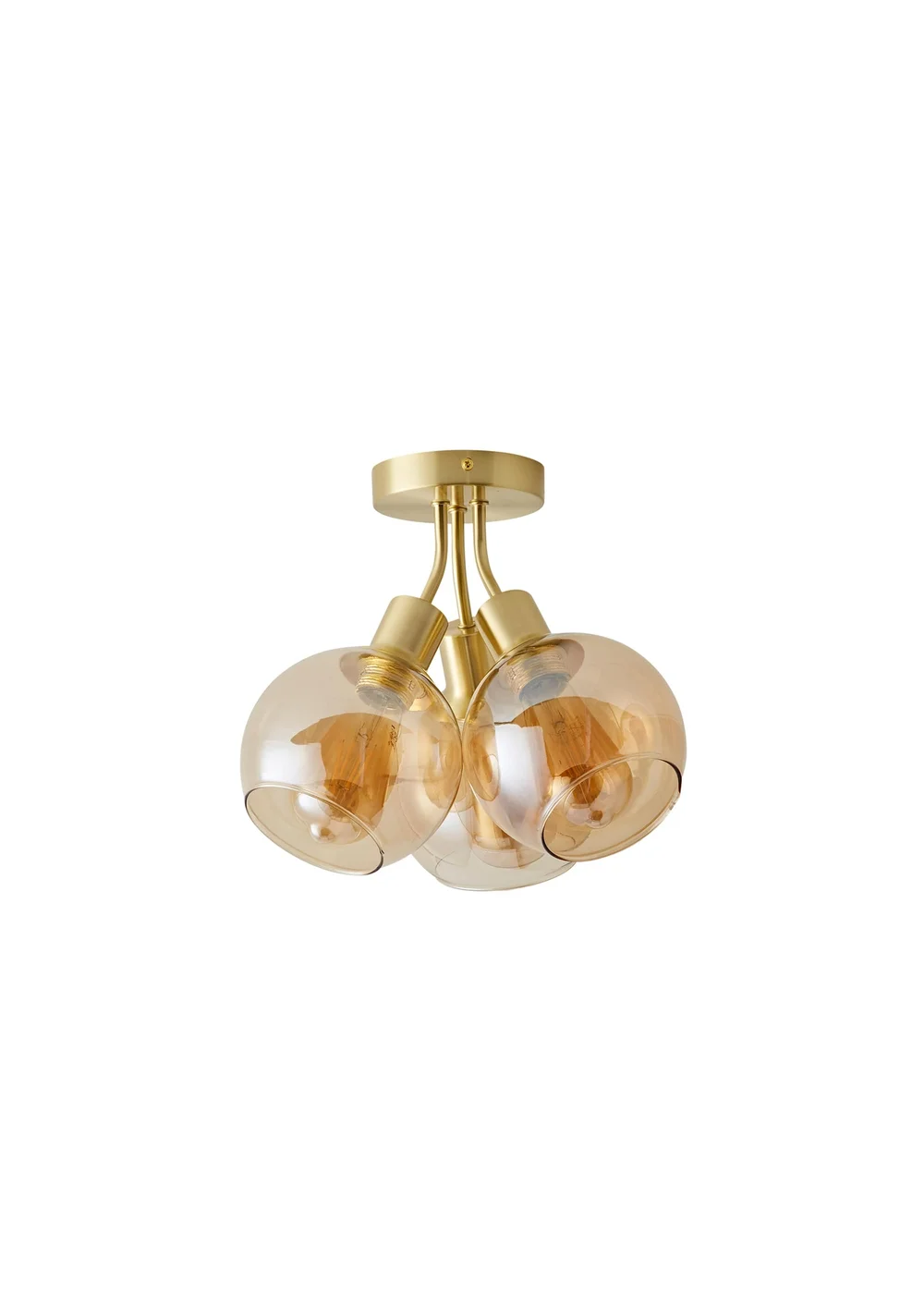 ValueLights Bellamy Brushed Gold Bubble Cluster Ceiling Light - One Size Image 5