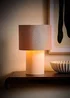 ValueLights Bobby Mocha Fabric Table Lamp - One Size Image 2