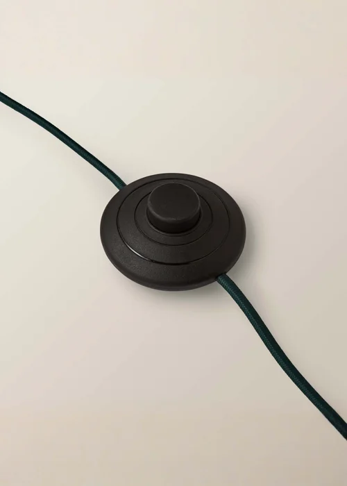 ValueLights Martha Conical Teal Velvet Midi Floor Lamp - One Size Image 4